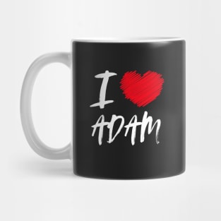 I Love Adam Mug